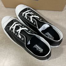 1円スタート売切り 新品未使用 converse jack PURCELL コンバース ジャックパーセル レザー ブラック 30cm US11.5 希少サイズ 天然皮革_画像6