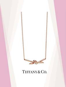 ★TIFFANY★ KNOTノット 18Kローズゴールドペンダント★