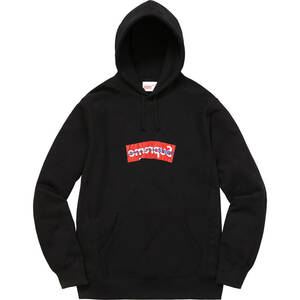 ☆ 17SS Supreme シュプリーム Comme des Garcons SHIRT Box Logo Hooded Sweatshirt コムデギャルソン ボックスロゴ パーカー (黒S)DGR