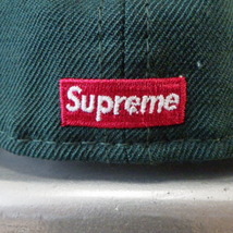 ☆ 18AW Supreme シュプリーム Classic Script New Era Cap クラシック スクリプト ニューエラ キャップ スクリプトロゴ logo (緑59.6)GDN_画像6