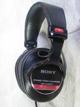 SONY MDR-CD900ST 新品互換イヤーパッド交換済　音出確認済 モニターヘッドホン 15_画像2