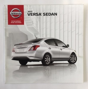 USA仕様VERSA SEDAN ヴァーサセダン　ラティオ・2017カタログ