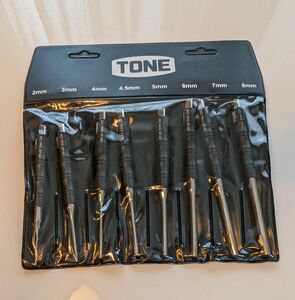 【新品】TONE ピンポンチセット ８本＆ホルダー