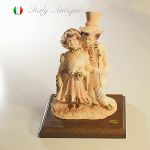 イタリア製 DANESE社 アンティーク 陶器製 人形 ドール 高さ36cm 置物 オブジェ 飾り