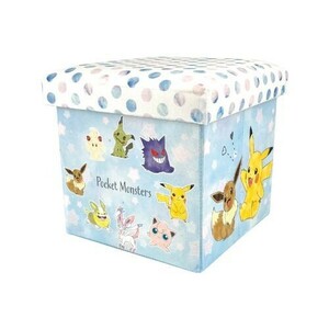 ポケットモンスター ストレージ BOX 蓋付き 収納 ピカチュウ イーブイ ゲンガー ミミッキュ マホイップ 箱 耐荷重75kg