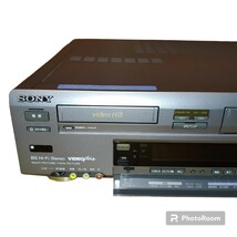 【VHS.Hi8再生動作OK/使用少なめな美品・送料無料】ソニー/SONY　VHS　Hi8/8mm(Video8)　ビデオカセットレコーダー　ビデオデッキ　WV-BW2_画像4