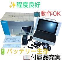 【動作OKな程度良好品/バッテリー◎・送料無料】ツインバード/TWINBIRD　LINK ZABADY　10V型液晶モニター 防水ワイヤレスモニター VW-J107W_画像1