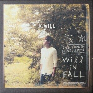 出品最終です【匿名配送・送料込み】Ｋ.WILL『Will in FALL』THE FOURTH MINI ALBUM 2013/10 CD 韓国盤 バラード