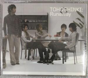 処分特価！美品【匿名配送・送料込み】東方神起 Runaway / My Girlfriend〔YUCHUN from 東方神起〕CDシングル 2008/02 AVEX 