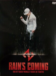 美品【匿名配送・送料込み】RAIN(ピ)『RAIN'S COMING 06/07 RAIN WORLD TOUR IN TOKYO』 DVD2枚組 フォトブック 2008/09 ポニー 定価¥9800