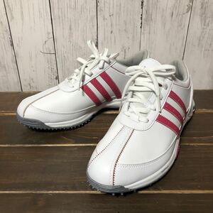 【adidas golf】アディダス ゴルフ シューズ レディース 23.5 白 送料込み！