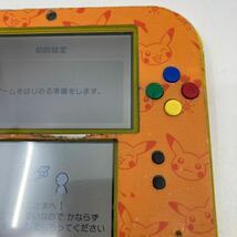 Nintendo 任天堂 ゲーム ニンテンドー 2DS ポケモン　ピカチュウ　本体　オレンジ　ポケットモンスター　ゲーム　通電確認済No.2-013-3_画像10