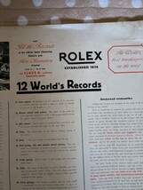 貴重　ロレックス　ROLEX コレクション　1920年代　 パーツリスト　ワールドレコード　アンティーク_画像4