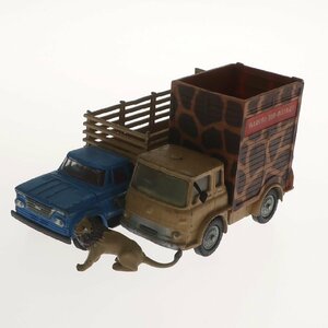 1円スタート ミニカー まとめ2点セット CORGI TOYS コーギー トイズ GIFT SET14 DAKTARI WAMERU SUB DISTRICT 外車 アメ車 トラック 動物