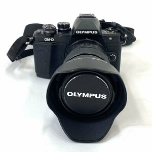1円スタート OLYMPUS オリンパス OM-D E-M10MarkⅡ ミラーレス一眼レフ デジタルカメラ デジカメ ブラック 黒 動作未確認
