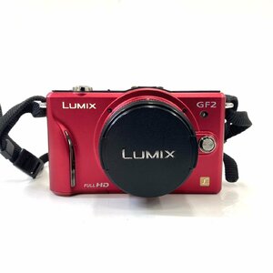 1円スタート Panasonic パナソニック LUMIX ルミックス DMC-GF2 レッド 赤 デジタル一眼カメラ カメラ デジカメ ミラーレス 動作未確認