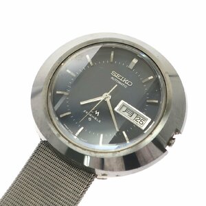 1円スタート SEIKO セイコーLORD MATIC ロードマチック 5606-7200 LM デイデイト カットガラス 自動巻き 超硬 ネイビー文字盤 現状不動