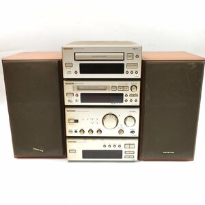 1円スタート ONKYO オンキョー システムコンポ T-405X A-905X MD-105X C-705X スピーカー D-062AX オーディオ機器 電化製品 動作未確認