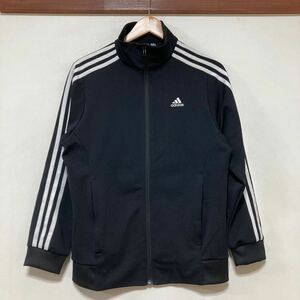 き1329 adidas アディダス ジャージジャケット トラックジャケット トラックトップ M レディース ブラック AEROREADY エアロレディ