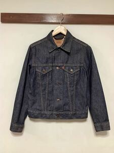 え1308 Levi's リーバイス 78500 デニムジャケット トラッカージャケット S アメカジ 濃紺 4thタイプ Gジャン ジージャン タイト 小さめ