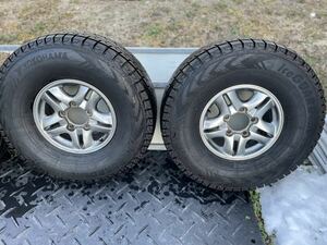 YOKOHAMA ICE GUARD G075 315/75R16LT 121Q Land Cruiser 100 original wheel burr mountain studless Yokohama Ice Guard G075 Land Cruiser 