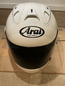 Arai アライ フルフェイスヘルメット RAPIDE SUPER R スーパーラパイド ホワイト59〜60サイズ　ジャンク