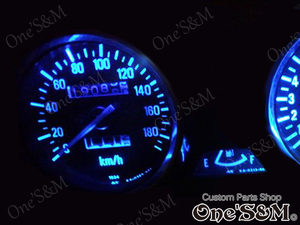 LED‐K10BL スピードメーター タコメーター メーターパネル LEDメーター球Set メーターバルブ 青 ZRX1100 ZRT10C ZRX1200R ZRT20A 対応