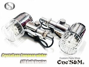 C3-10CRB-LED クリスタルレンズ LEDウインカー ２個 XJ400D XJ400E XJR400 XJR400R 4HM RH02J XJR1200R XJR1300 汎用