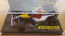 1/43 MINICHAMPS ミニチャンプス ウィリアムズ ルノー FW14 ライドオンセナ N.マンセル 1991年 イギリスGP アイルトン セナ_画像4
