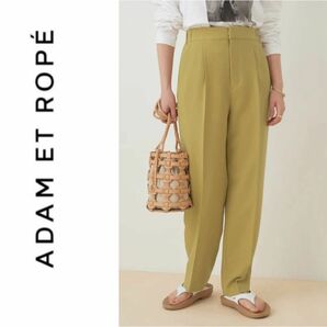 未使用タグ付 ADAM ET ROPE' ストレッチサイドイージースラックス