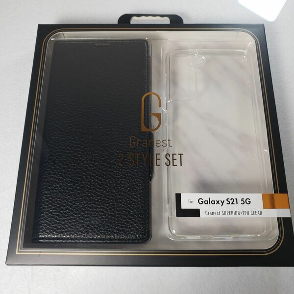 Galaxy S21 5G 手帳型ケース ソフトケース セット 0881
