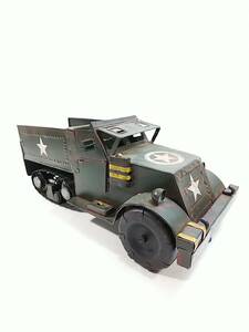 47 ブリキ 米軍 ジープ レトロ ブリキ玩具 ミリタリージープ トラック アメリカ軍 置物