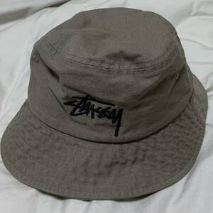 STUSSY! ステューシー! バケットハット! Big Stock Bucket Hat! 1321132! USAモデル! 帽子! ロゴ! SIZE S-M