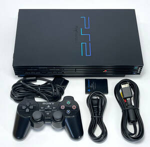 メンテナンス清掃 新品レンズ PS2 SCPH-10000 厚型 セット コントローラー メモリーカード 本体 PlayStation2 整備 オーバーホール