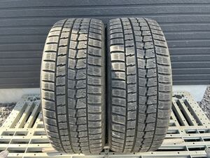 T755 中古タイヤ 245/45R19 DUNLOP WM01 ダンロップ ウインターマックス 冬タイヤ スタッドレス 2本のみ