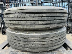 TBLT85 新車外し 285/85R22.5 143/140J BRIDGESTONE R173 ブリヂストン 夏タイヤ サマータイヤ 縦目 大型 トラック 2023年製 2本セット