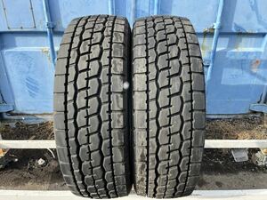 TBLT94 中古 265/60R22.5 143/140J TOYO M636 トーヨー 夏タイヤ サマータイヤ ミックス MIX SNOW バリ溝 大型 トラック 2本セット