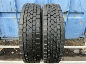 TBLT98 新品未使用 255/70R22.5 143/140J BRIDGESTONE M-80c ブリヂストン 夏タイヤ ミックス MIX SNOW 再生 更生 リトレット 2本セット