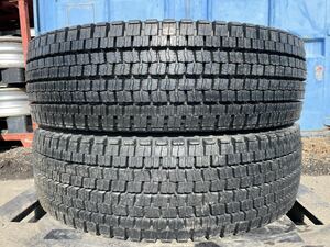 TBLT113 新品未使用 275/80R22.5 151/148L DUNLOP SP001R ダンロップ 冬タイヤ スタッドレス 再生 更生 リトレット 大型 トラック 2本SET