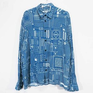 CHALLENGER チャレンジャー L/S CIRCUIT SHIRT CLG-SH 021-001 ロングスリーブ 長袖 サーキット シャツ ネイビー Fez