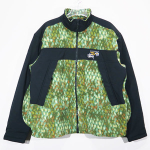 STUSSY ステューシー x MOUNTAIN HARDWEAR FULL ZIP FLEECE JACKET フリース ジャケット アウター グローブス スケール プリント Fez