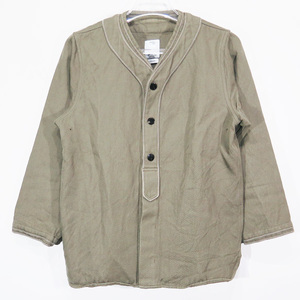 VISVIM ビスビム 17AW DUGOUT SHIRT L/S 0117205011027 ヴィズヴィム ダグアウト シャツ ロングスリーブ オリーブ Fez