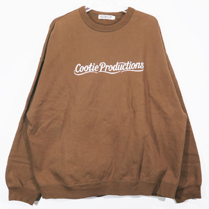 COOTIE PRODUCTIONS クーティープロダクションズ LETTERED LOGO PRINT CREWNECK L/S SWEATSHIRT クルー ネック スウェット Fez