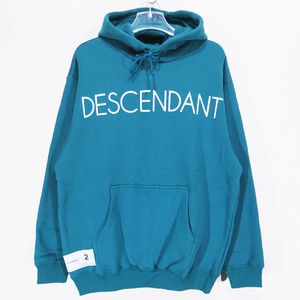 DESCENDANT ディセンダント 21AW PADDLE HOODED SWEAT SHIRT パドル フーデッド スウェット シャツ パーカー グリーン Fez