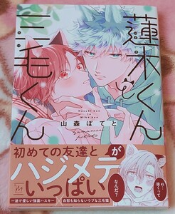 《 初版/未読品 》2/8発売 新刊 【 蓮木くんと三毛くん 】 山森ぽてと