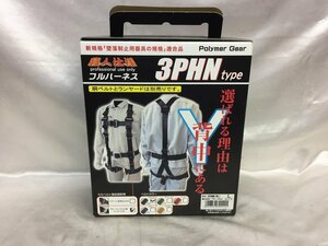 【未使用品】Polymer Gear ポリマーギア 職人仕様 フルハーネス 3PHN ワンタッチ式 サイズ：L カラー：ブラック