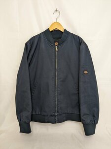 Dickies ディッキーズ 裏キルティング ジップアップジャケット ワークブルゾン サイズM ネイビー