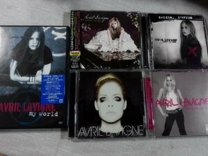 AVRIL LAVIGNEアヴリルラヴィーン オリジナル&リミックスアルバムCD&LIVE DVD4枚セット!!