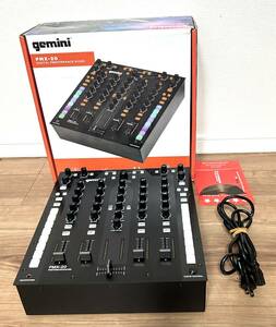 《１円スタート》DJミキサー　4channel　Digital　ＤＪ　Performance　Mixer■ジェミナイ　gｅmｉnｉ■ＰＭＸ-20■