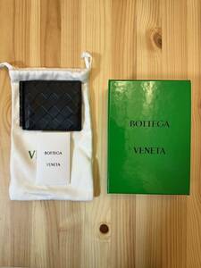 【美中古】【1円スタート】BOTTEGA VENETA ボッテガヴェネタ 財布 ウォレット カードケース ブラック マネークリップ